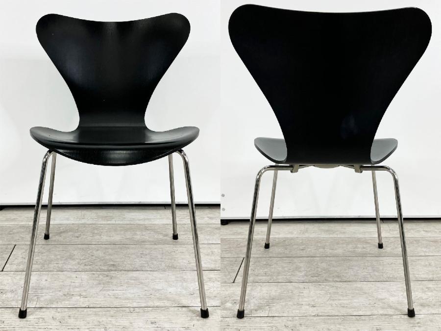 Fritz Hansen フリッツハンセン セブンチェア スタッキングチェア ① 中古】セブンチェア フリッツハンセン スタッキングチェア