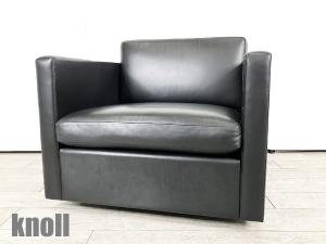 knoll/ノール　フィスターコレクション シングルソファ　ブラック　チャールズ・フィスター