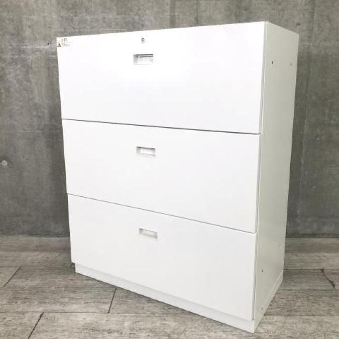 【在庫入替セール品】【定価約14万円】【A4ファイルも沢山収納可能な３段ラテラル書庫】■イトーキ　シンライン　３段ラテラル書庫
                        シンライン
                                    中古
            