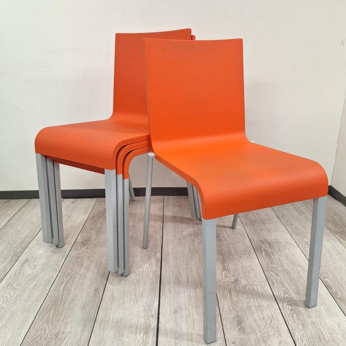 【4脚セット】イームズでお馴染みのvitra（ヴィトラ）からデザインに優れたチェア入荷！中古　高級チェア　デザイナーズ　オフィスチェア　テレワーク　在宅ワーク　03　レッド
                        ゼロスリー
                                    中古
            