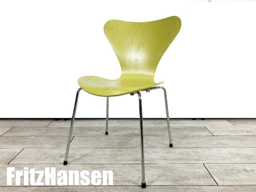 Fritz Hansen フリッツハンセン セブンチェア スタッキングチェア ① 中古】セブンチェア フリッツハンセン スタッキングチェア