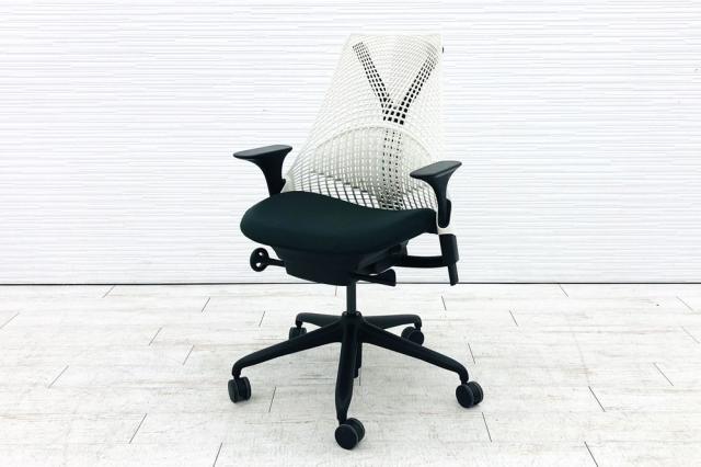 中古】セイル 前傾機能無 Herman Miller/ハーマンミラー 肘付ミドル  