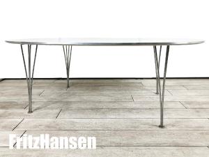 Fritz Hansen/フリッツハンセン　B613 スーパー楕円テーブル　北欧　W1800xD1200