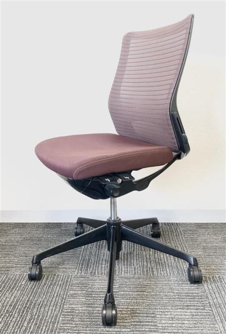 中古】コーラルチェア オカムラ/okamura 肘無ミドルバックチェア 中古】コーラルチェア オカムラ/okamura 肘無ミドルバックチェア
