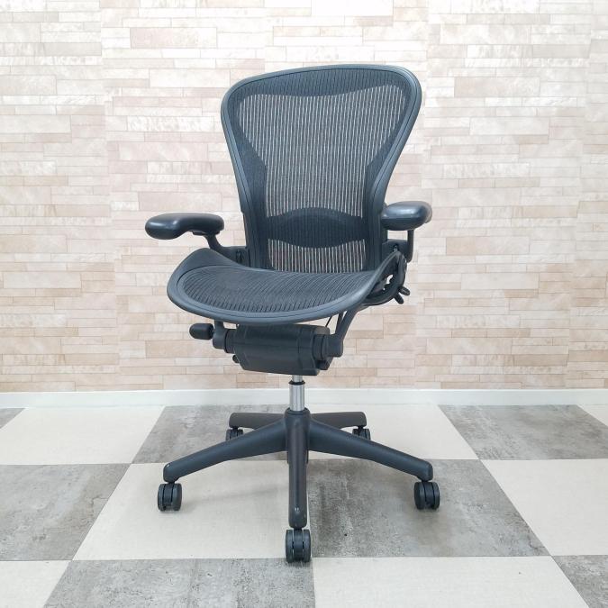 【中古】アーロンチェア Herman Miller/ハーマンミラー 肘付ハイバックチェア 487868