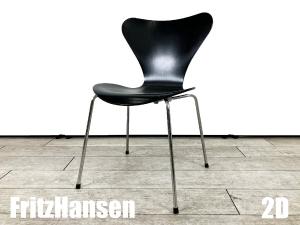 ２D）Fritz Hansen/フリッツハンセン　セブンチェア　ラッカーブラック　北欧　ヤコブセン