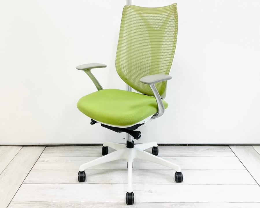 ロット入荷【在庫入替特価】【前傾チルト付き】高級高機能チェア！オカムラ　サブリナ【背もたれメッシュ】　※固定肘
                        サブリナ
                                    中古
            