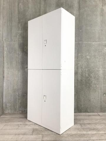 【中古】レクトライン 4B313F-ZA75 オカムラ（okamura） ハイキャビネット／両開き＋両開き