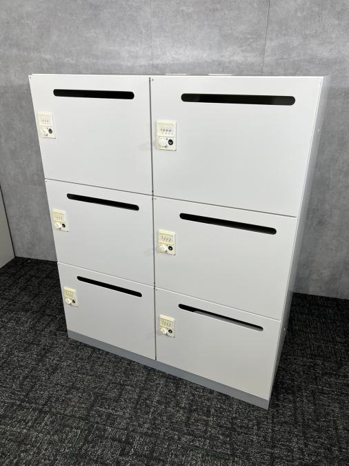 【博】フリーアドレスのお供！　◆イナバ TF　6人用パーソナルロッカー　/　ダイヤル錠　/　腰高サイズ　/　メールロッカー　/　貴重品ロッカー　/　現代の働き方　/　Pロッカー
                        ティーエフ
                                    中古
            