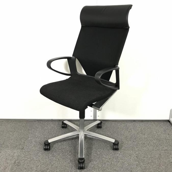 中古】モダス Wilkhahn/ウィルクハーン 肘付ハイバックチェア 489823 - 中古オフィス家具ならオフィスバスターズ