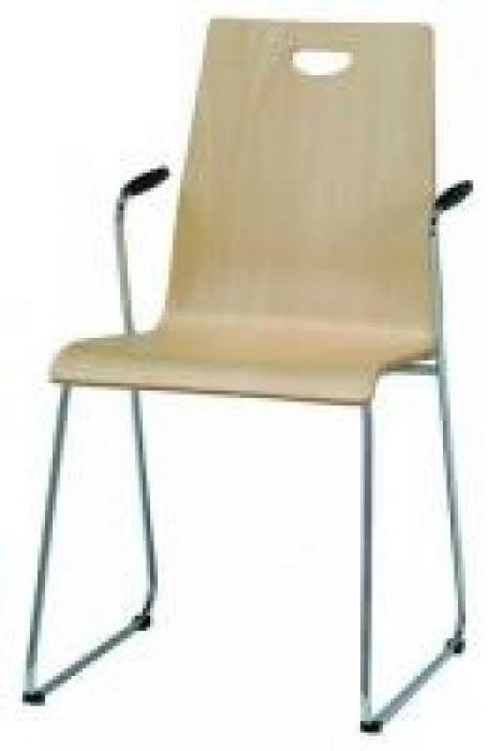 木製スタッキングチェア肘付★☆MOC-108
【会議チェア】
                                    新品
            