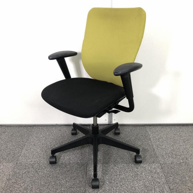 イトーキ エピオスチェア 背布張 ハイバック 肘無 フリーロッキング 黒×ブラック 1脚（メーカー直送） 中古エピオスチェア イトーキ⁄ITOKI 肘付ハイバックチェア 527286