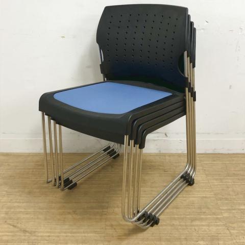 【中古】プレド CK-866 コクヨ/KOKUYO スタッキングチェア 490186