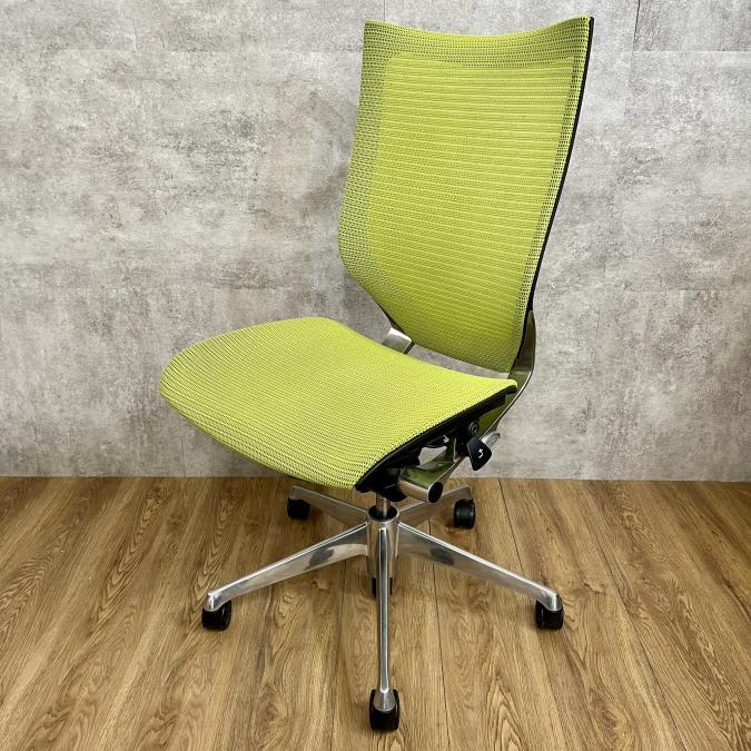 【25/⑥】【座面メッシュがセール中！】オカムラ　Okamura　バロンメッシュ　Baron　黄緑　ハイバック　在宅　中古　福岡　博多　天神　佐賀　長崎　大分　熊本　宮崎　鹿児島　沖縄　∴
                        バロンメッシュチェア
                                    中古
            