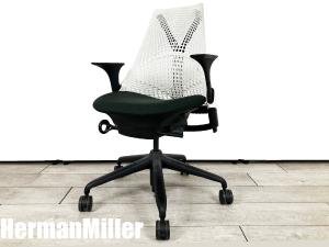 HermanMiller/ハーマンミラー　セイルチェア 肘付　AS1YA22HAN2BKBB9　前傾機能無し