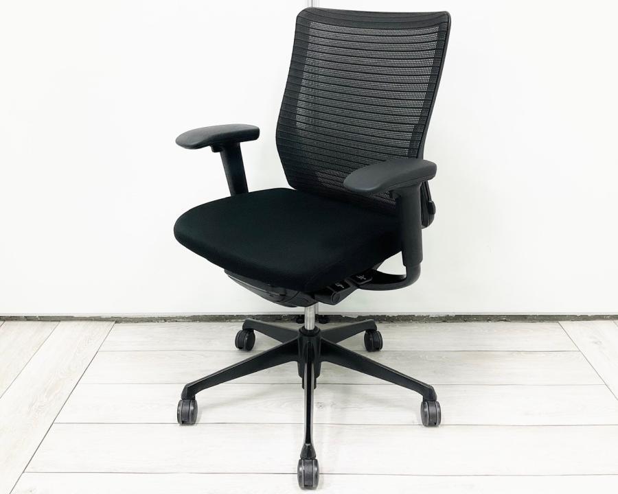 ワークチェア メッシュタイプ ミドルバック ブラックボディ アジャストアーム 可動肘  ・Okamura/オカムラ ・Choral/コーラル ※横浜本店撮影画像※
                        コーラルメッシュ
                                    中古
            