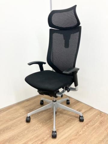 中古】バロンチェア オカムラ/okamura 肘付ハイバックチェア 492518  