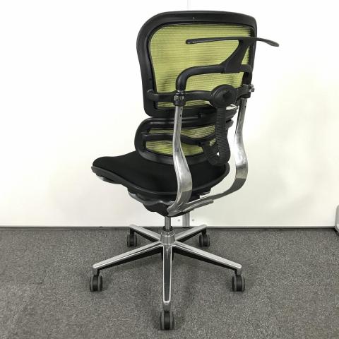 中古】エルゴヒューマン 関家具 肘無ハイバックチェア 493149 