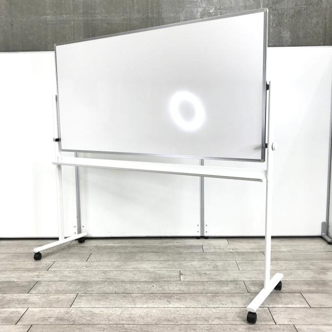 ※キャスター不良のためお安く！【オフィス会議の必需品！広々と使えます！】■イトーキ製　脚付ホワイトボード　板面：W1800×H900mm　両面タイプ
                        その他シリーズ
                                    中古
            