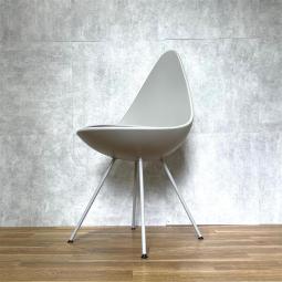 【福岡西店撮影】Fritz Hansen/フリッツハンセン　ドロップチェア　ライトグレー　北欧　【天神ビッグバン】【天神BBB】【博多コネクティッド】【博多コネクティッドボーナス】