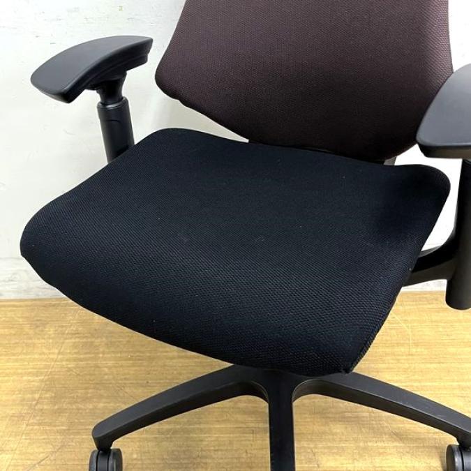 設置込】イトーキ エフチェア クロスバック ハイバック肘なし
