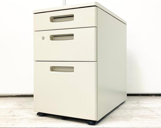 コクヨ BS 3段ワゴン『良品中古』【リサイクルショップサルフ】 - キャビネ