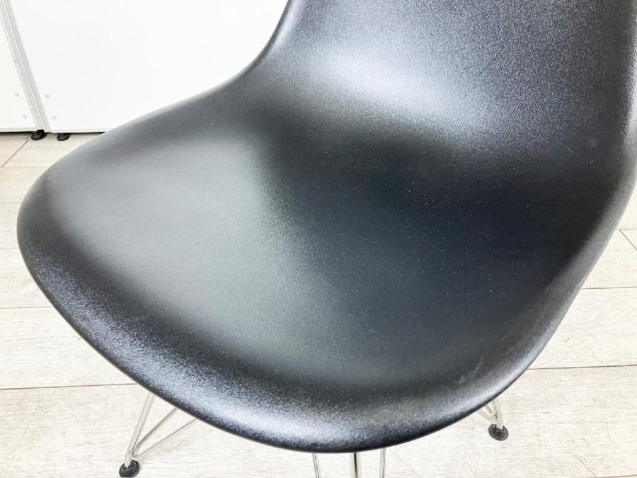 ハーマンミラー イームズ サイドシェルチェア 黒 刻印あり 中古 中古】イームズシェル Herman Miller/ハーマンミラー