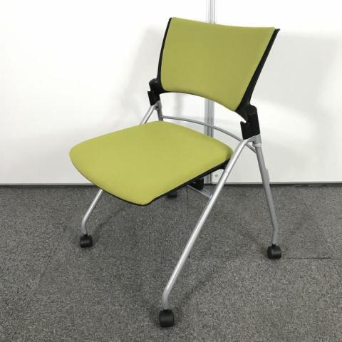 送料無料】 イトーキ マノスチェアN ネスタブルタイプ ミーティングチェア 肘なし 【背:ブラック・ホワイト  座面:ネイビーブルー・モスグリーン・ターコイズブルー・ブラック】 ITOKI MANOSS KLD-310GBの通販 ｜  オフィス家具通販の【オフィスコム】