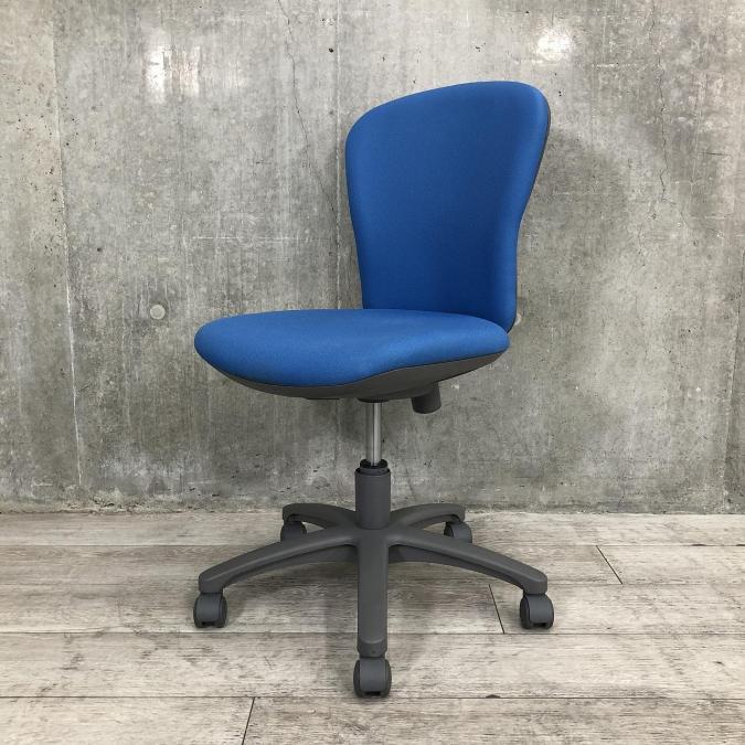 【シンプルチェア！増員やレイアウト変更に！】■コクヨ（KOKUYO）製　レグノ2チェア　肘無しローバックタイプ　■色：ブルー
                        レグノチェア2
                                    中古
            