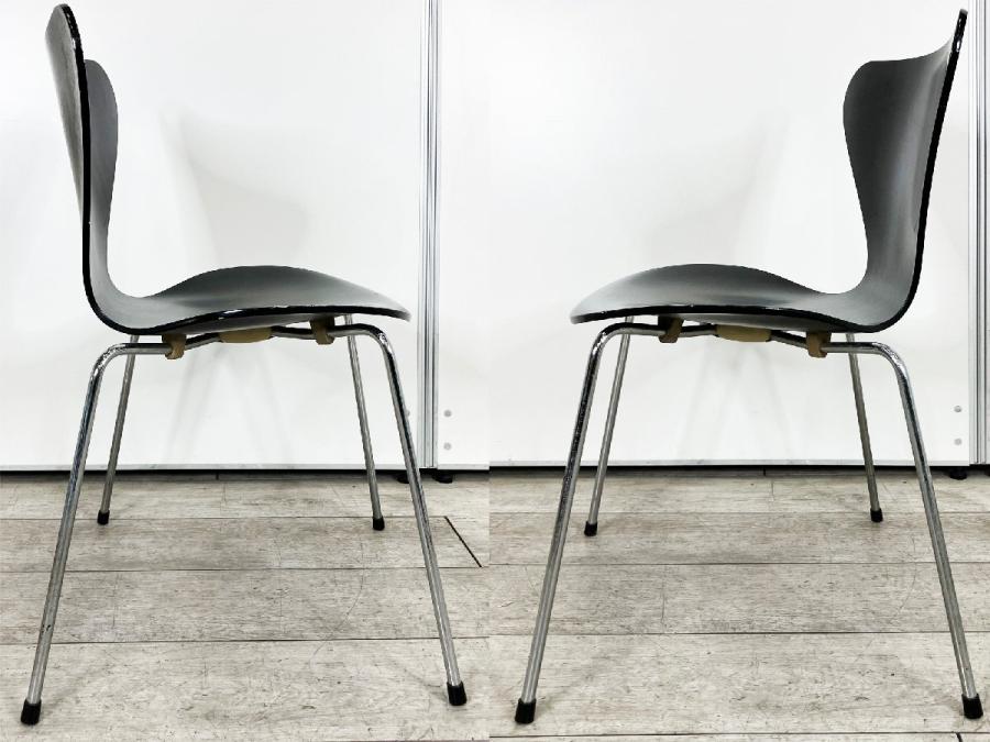 H834\" Fritz Hansen セブンチェア スタッキングチェア 中古】セブンチェア フリッツハンセン スタッキングチェア