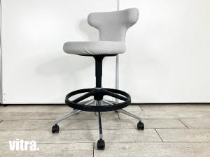 vitra/ヴィトラ　ピボット ハイスツール　5スターベース　アントニオチッテリオ　グレー