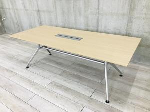 リサイクルショップ サルフ / イトーキ サリダMT ４つ足会議テーブル Ｗ1200ｘ700 H700 白天板『中古美品』