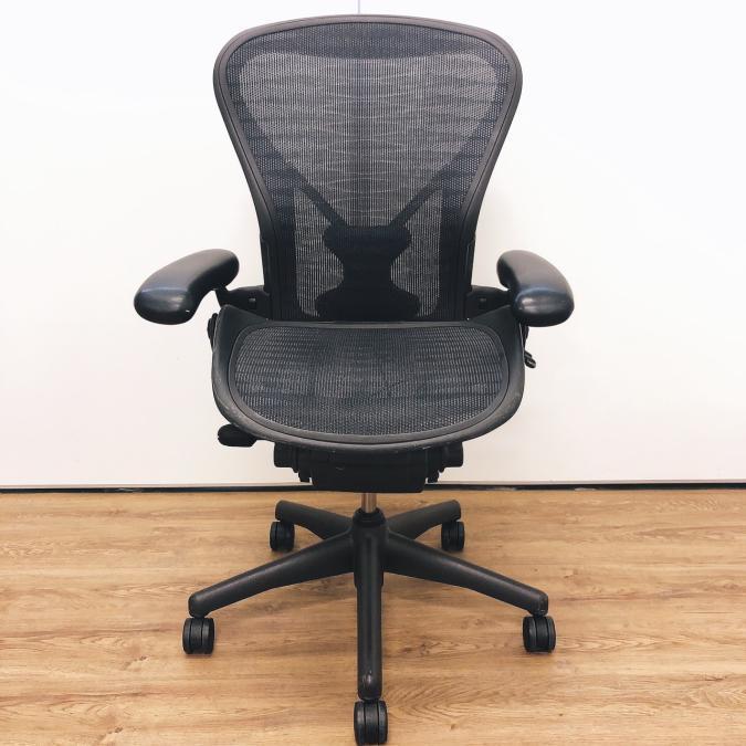 ハーマンミラー アーロンチェア Bサイズ ポスチャー フル装備 OAチェア Herman Miller アーロンチェア ポスチャーフィット フル装備 B