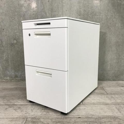 コクヨ シルバー色 3段ワゴン ハイタイプH645『中古良品』複数入荷！