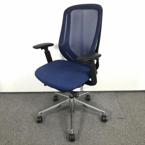 【中古】シルフィーメッシュ  オカムラ（okamura） 肘付ハイバックチェア