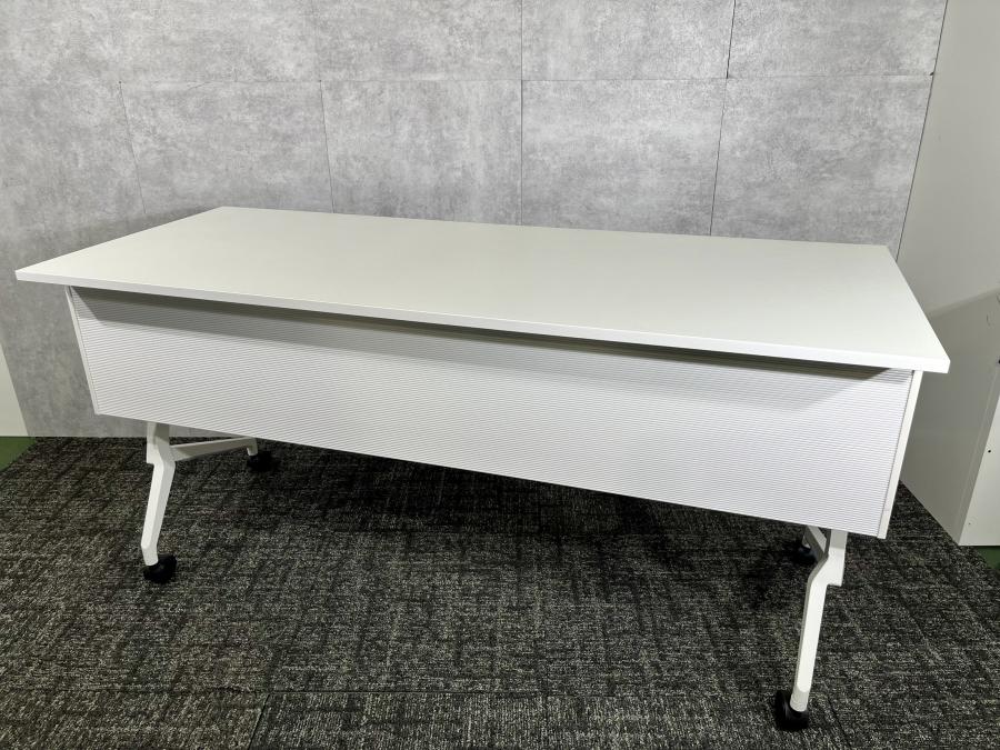 【奥行600mmの折り畳みテーブル！】◆コクヨ/サイドスタックテーブル　ホワイト　博多　天神
                        その他シリーズ
                                    中古
            