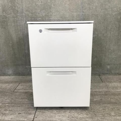 ワゴン3段 ( コクヨ ) シルバー / | 中古オフィス家具通販のありがとう屋