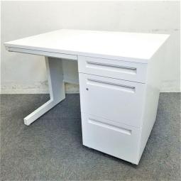 【お値段下げてご案内！】定番の片袖デスク●内田洋行/スカエナシリーズ●H720㎜●在庫入替セール（本在庫限定価格）●A00958267