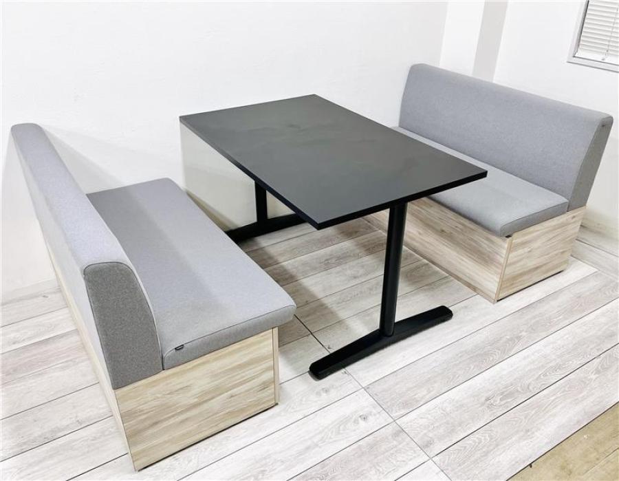 【定価約40万円以上】【シンプルなデザインでどんなオフィスにも馴染みやすいファミレスブース！】■オカムラ■MC337G/８７FAF■2人掛けソファ＋ミーティングテーブル　残り1セット
                        その他シリーズ
                                    中古
            