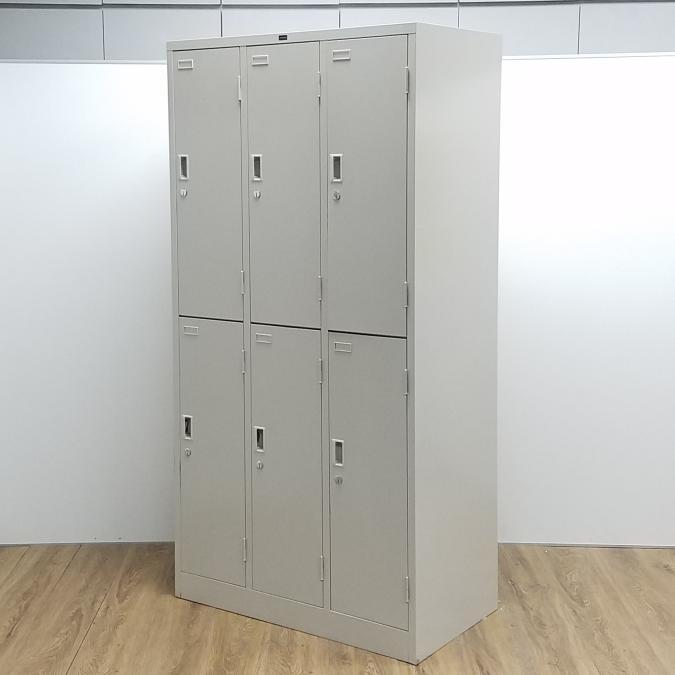 【中古】 ウチダ/UCHIDA 6人用更衣ロッカー 500481 - 中古オフィス家具ならオフィスバスターズ
