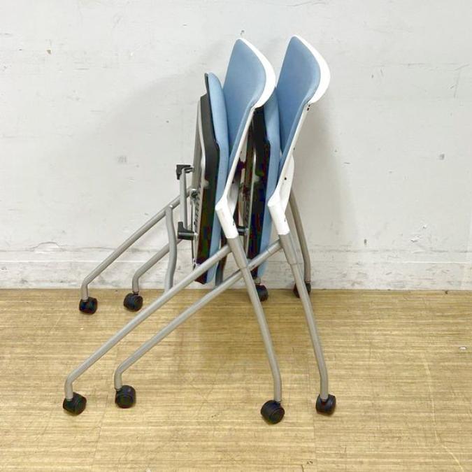 【中古】マノスチェア イトーキ/ITOKI ネスティングチェア 500492 - 中古オフィス家具ならオフィスバスターズ