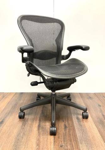 【中古】アーロンチェア（ランバー　フル装備） Herman Miller/ハーマンミラー 肘付ハイバックチェア 405210