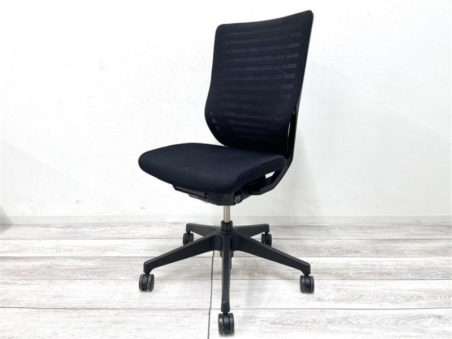 【定価10万円】【操作レスな体重感応メカを搭載！！体格にマッチするエピオスチェア！】■イトーキ（ITOKI）製　エピオスチェア　肘無ハイバック　背面メッシュ　　■ブラック
                        エピオスチェア
                                    中古
            