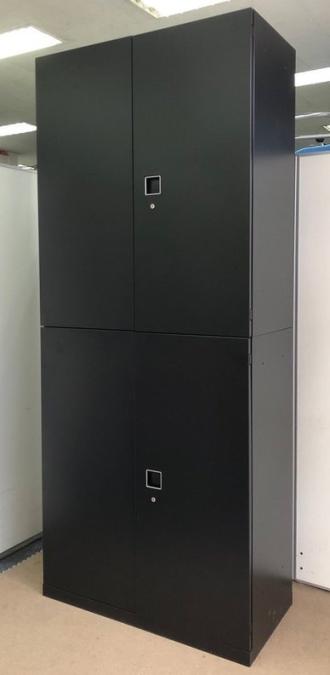 【黒い上下書庫！】◆オカムラ/レクトライン　キャビネット　A4　両開き　観音開き　博多　天神
                        レクトライン
                                    中古
            