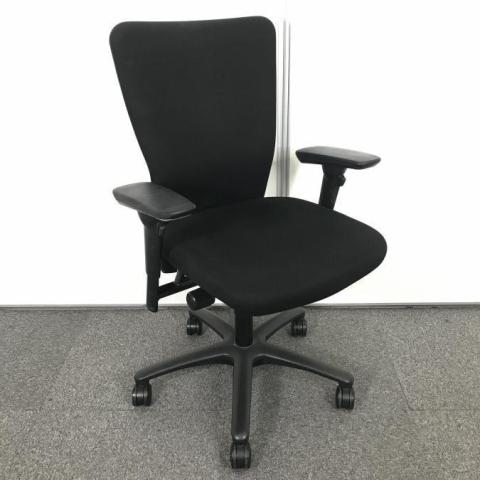 【中古】カロッツァチェア オカムラ/okamura 肘付ハイバックチェア 501217