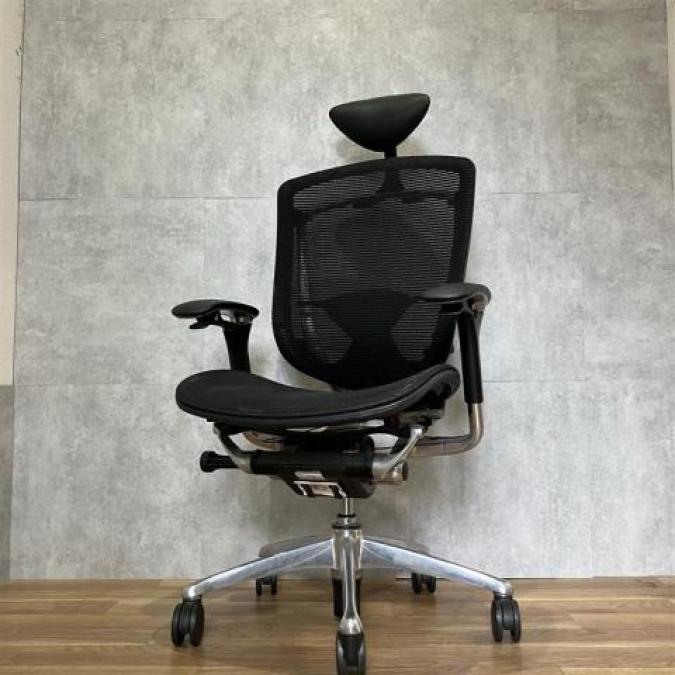 中古】コンテッサチェア オカムラ/okamura 肘付ハイバックチェア 501338 - 中古オフィス家具ならオフィスバスターズ