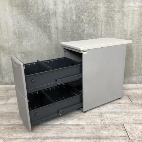 中古】CZシリーズ イトーキ/ITOKI 脇机2段 502437 - 中古オフィス家具ならオフィスバスターズ