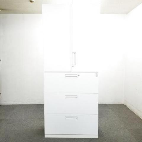 中古】エディア コクヨ/KOKUYO ハイキャビネット／両開き＋3段ラテラル 501695 - 中古オフィス家具ならオフィスバスターズ