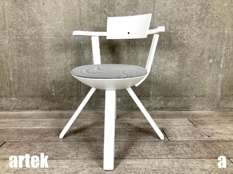 A)artek/アルテック　ライバルチェア　コンスタンチン グルチッチ　北欧フ　ィンランド　ホワイト ラッカー/ライトグレー×クリーム　vitra
                        その他シリーズ
                                    中古
            