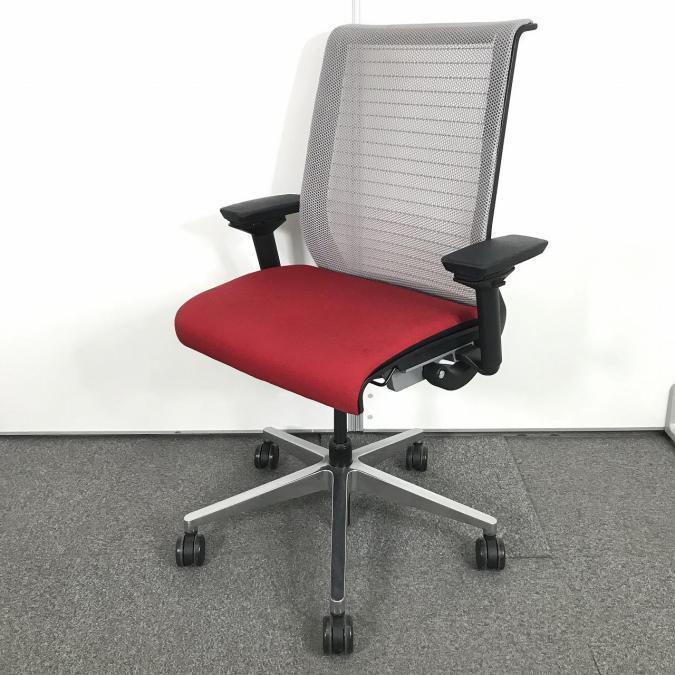 中古】シンクチェア（2014年以前モデル） Steelcase/スチールケース 肘付ハイバックチェア 501861 -  中古オフィス家具ならオフィスバスターズ